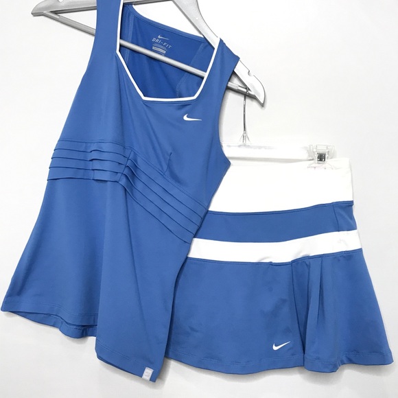 Nike Dresses & Skirts - Nike Dri-Fit 2-Piece Tennis Tank/Skort Set Sz Sm